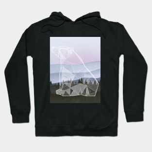 Geometric Nature - Bear (Full) Hoodie